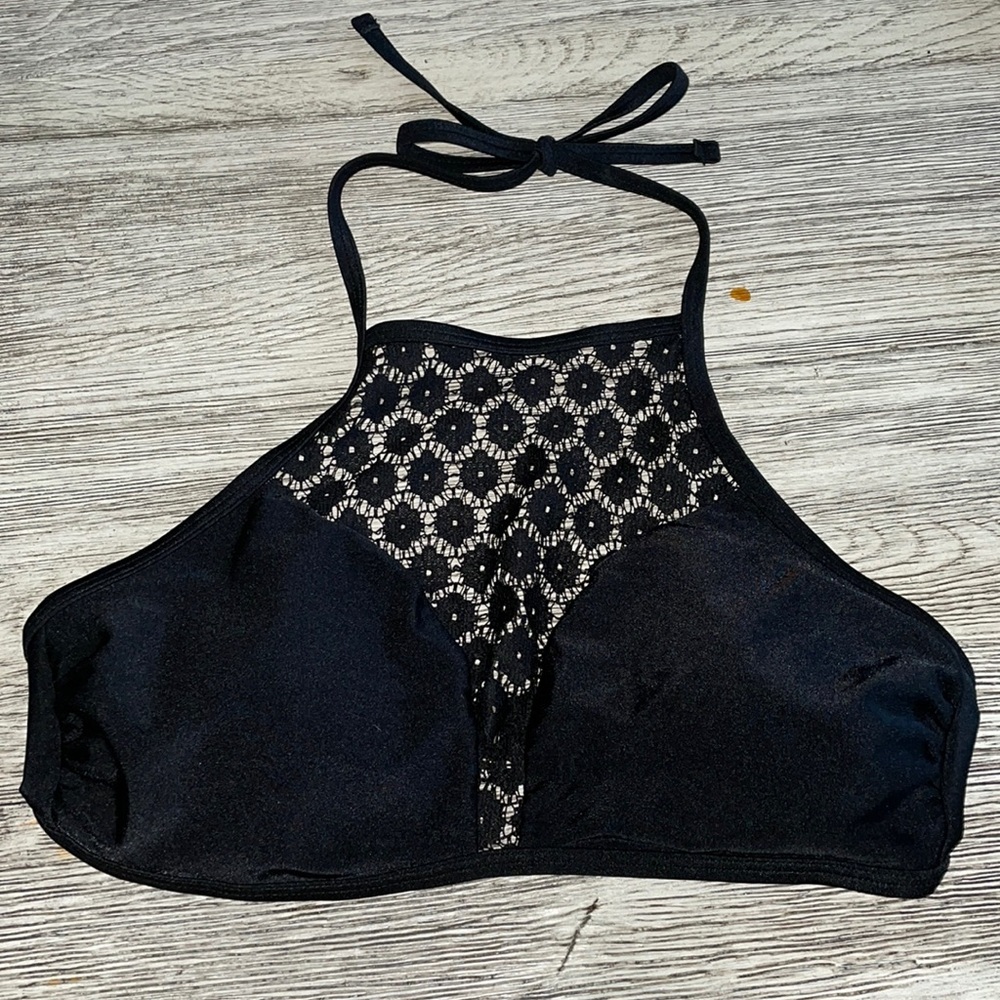 Lace Black Swimsuit Too